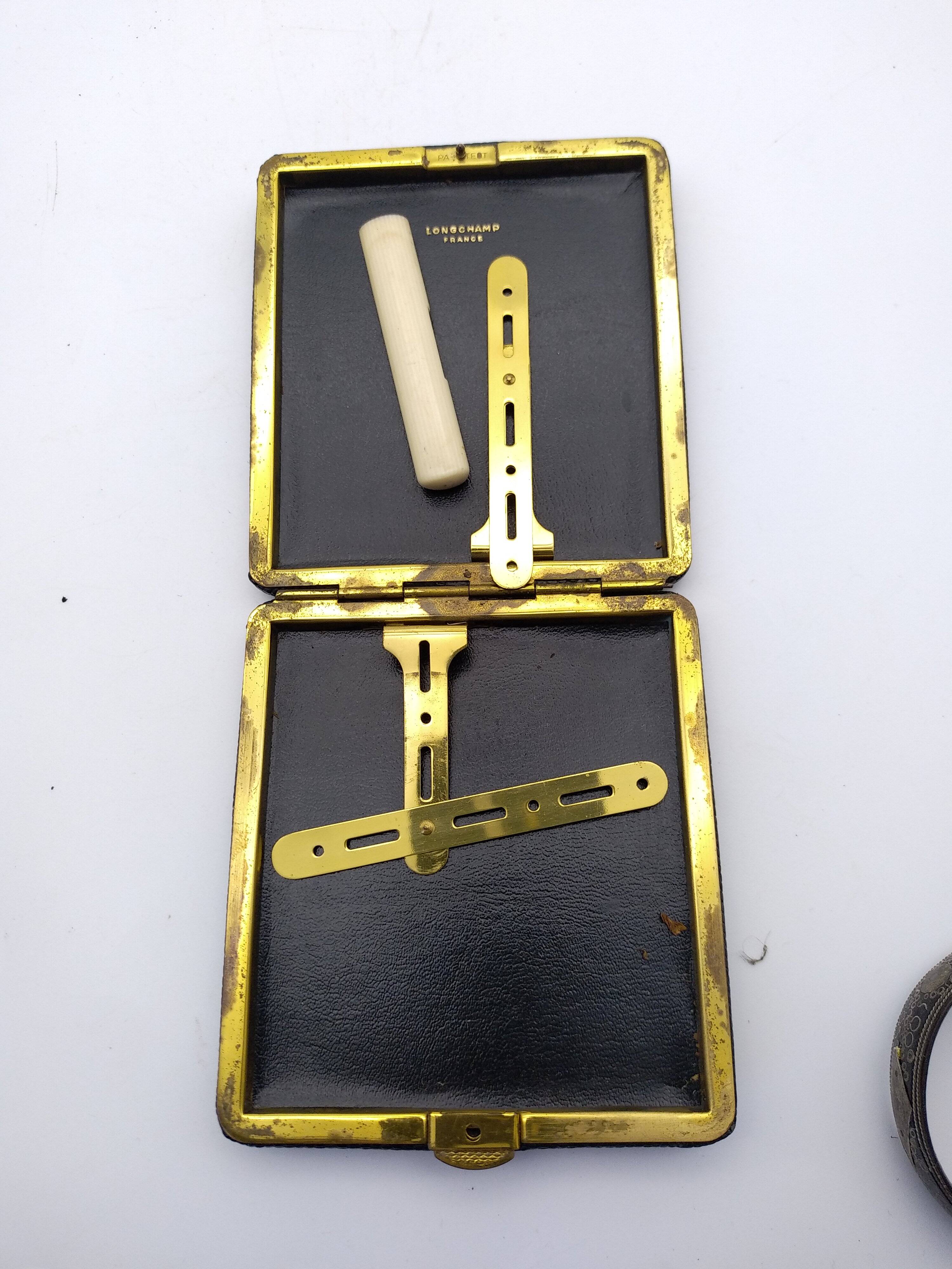 Vintage Longchamp cigarette case. 1960s