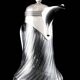 Leitão & irmão - carafe in solid silver and crystal from the art deco period