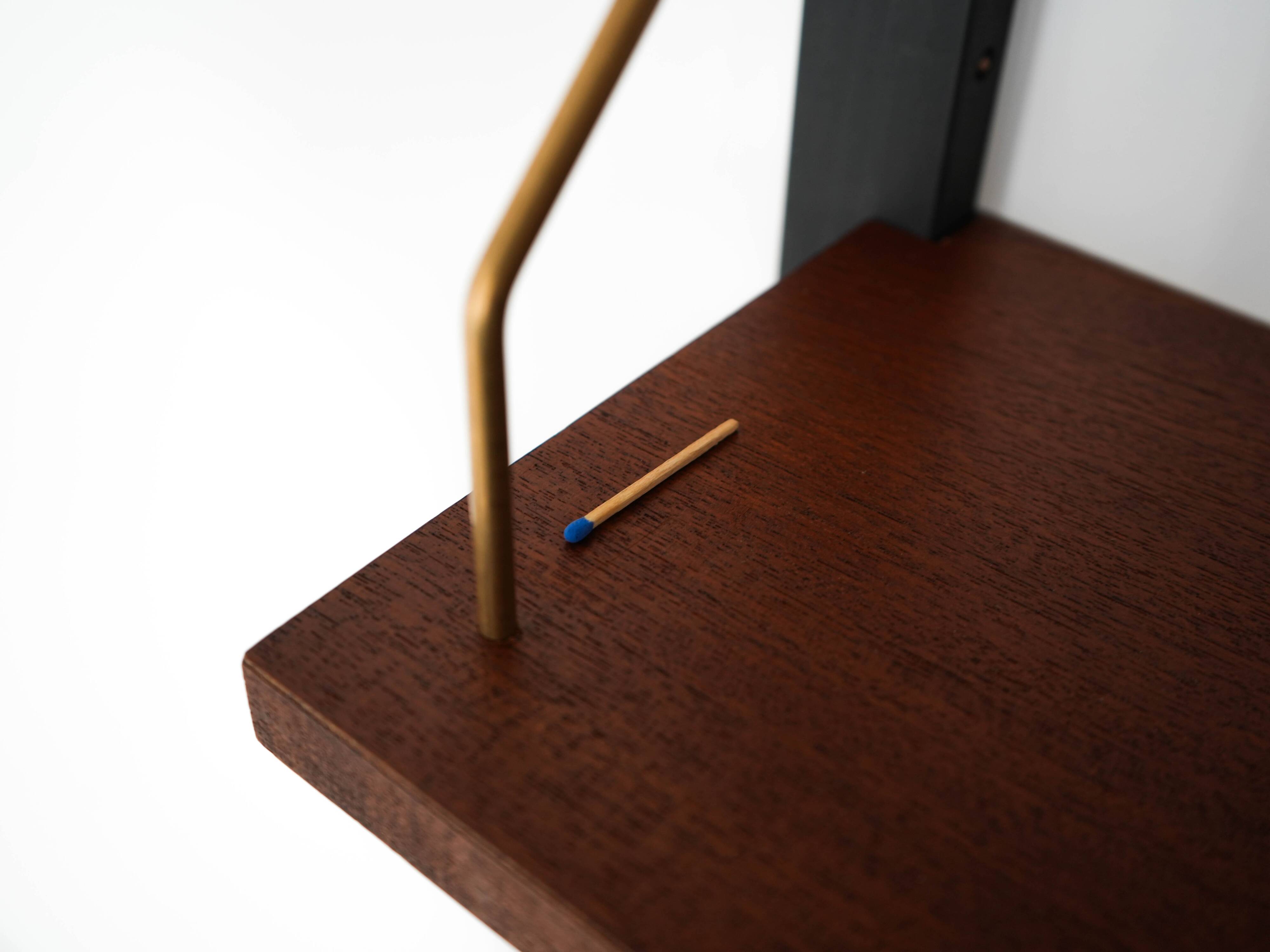 Teak wall unit, Danish design, 1960s, production: Denmark