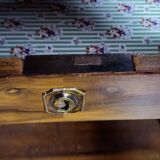 Secretary with three bodies in walnut from the Louis XVI period.