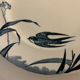 4 Japanese Longwy flat plates