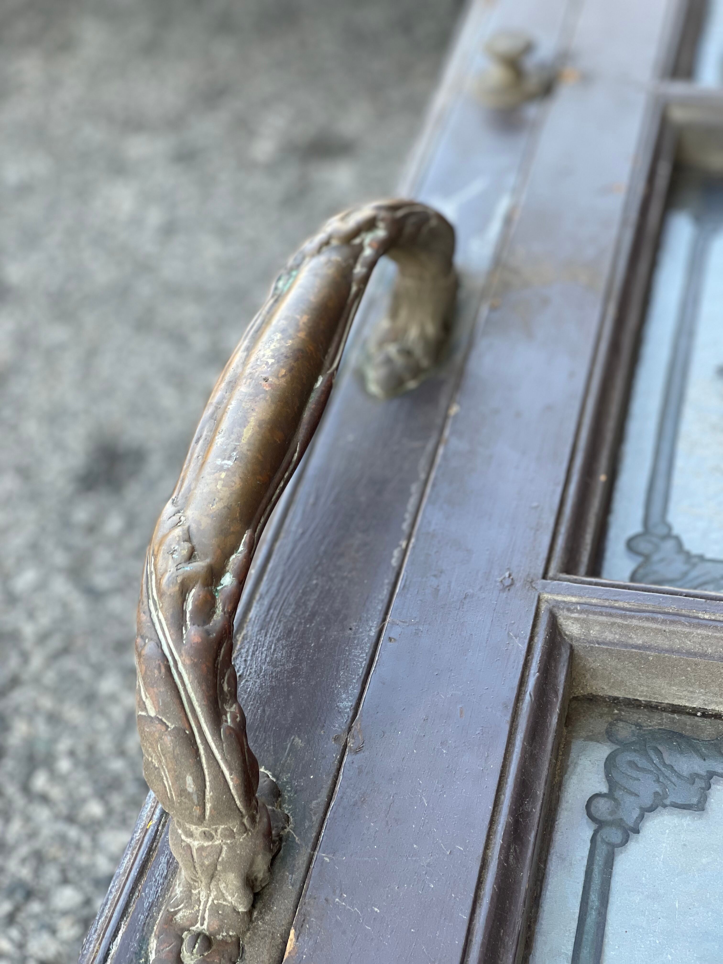 Porte d’entrée verrière banque 1910