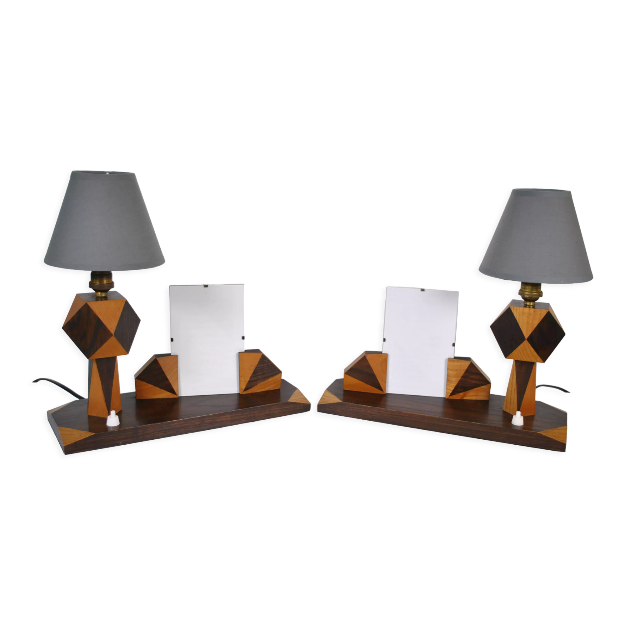 Lampes de chevet porte photo 1960