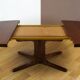 Table Ovale & Pied Central Vintage Année 1960 / 1970