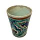 Iznik, glass goblet in polychrome faience Turkey 19th century