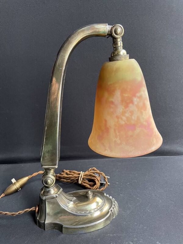 Lampe de bureau – Daum Croix de Lorraine Nancy