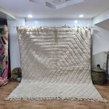 Handmade wool Berber rug 300 x 200 cm