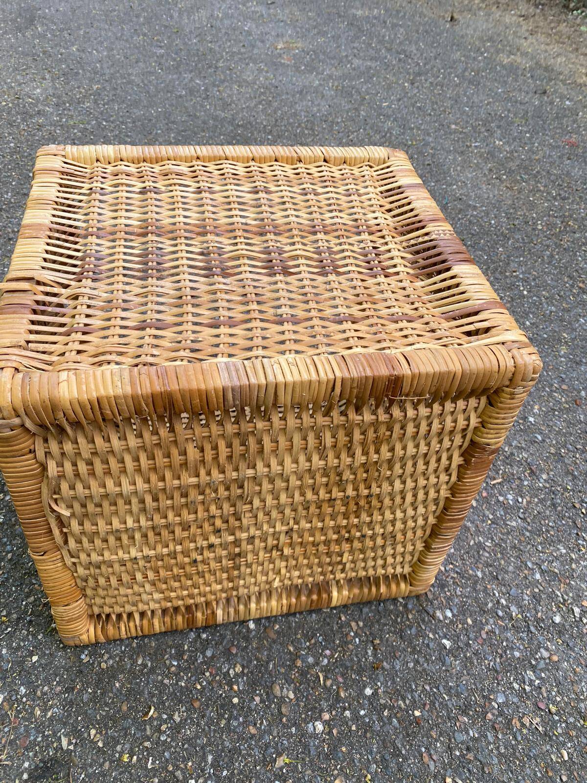 IKEA Branas woven rattan and wicker storage box