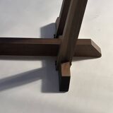 Exceptional dining table in solid walnut.