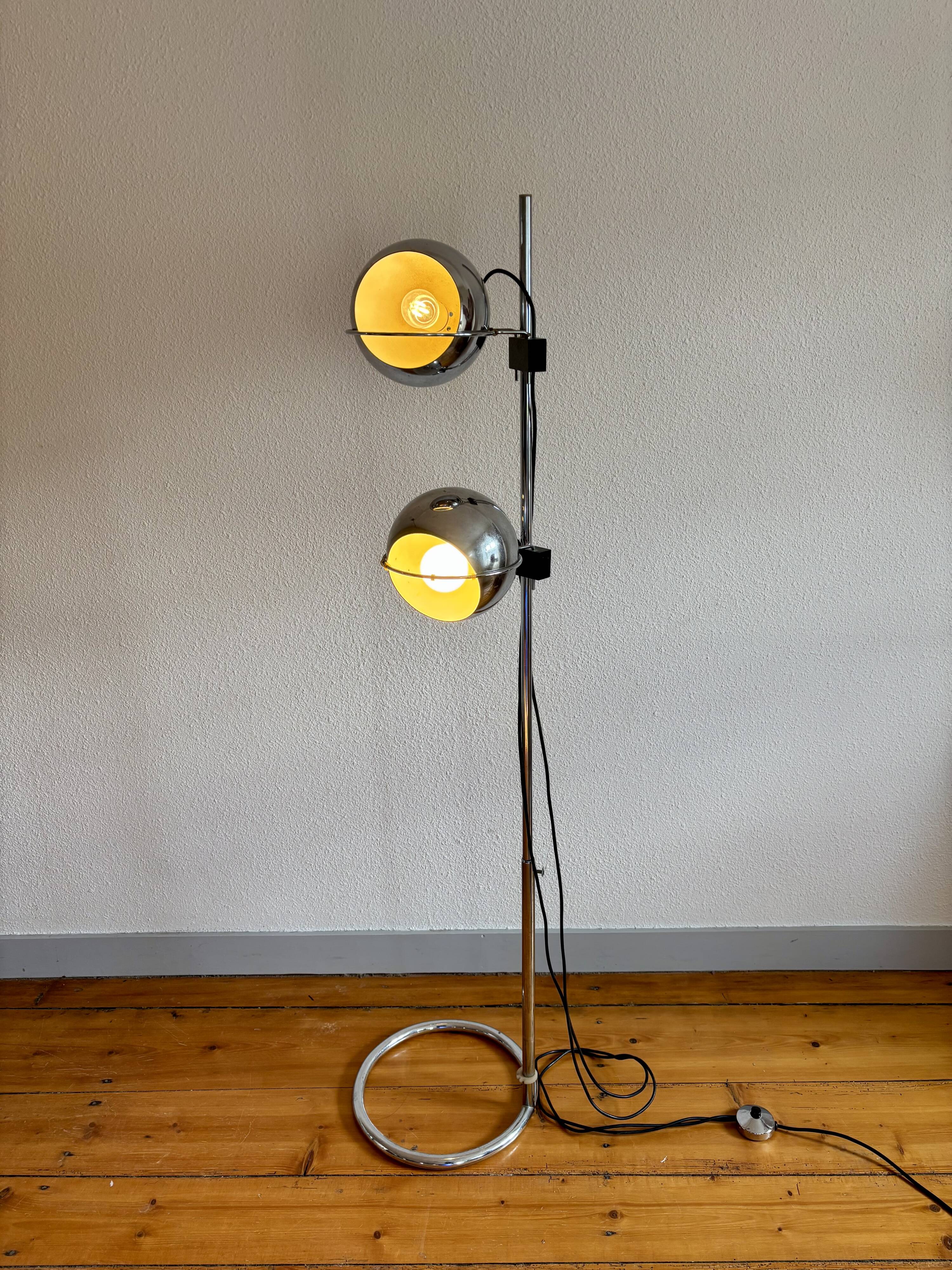 Eyeball Floor Lamp Goffredo Reggiani 1970 Space Age