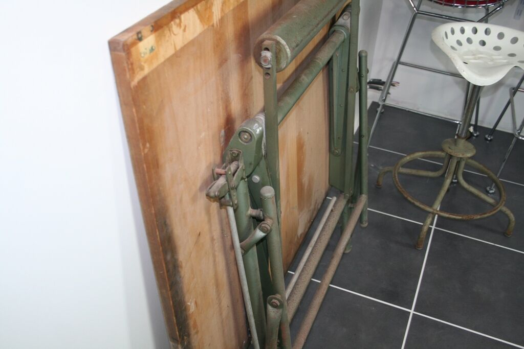 Table foldable architect drawing Sautereau years 50