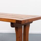 Table vintage David Rosen en pin massif 'Berga' de Nordiska Kompaniet, Suède 1950