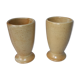 Lot of 2 mazagrans sandstone village
