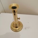 Pair of copper candle holders