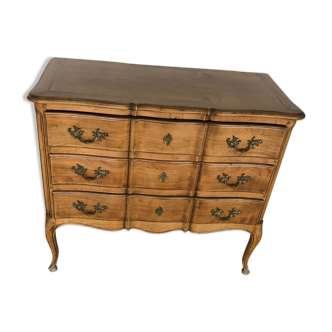 Three-drawer Louis XV-style dresser