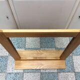 Wooden mirror shelf