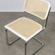 Vintage White Cesca B32 Chair by Marcel Breuer
