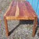 Table à manger en teck 180 x 90 x 76 cm