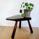 Table d'appoint ou banc en bois massif brut, style brutaliste, 1960