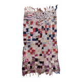 Colorful Boucherouite Moroccan rug - 126 x 195 cm