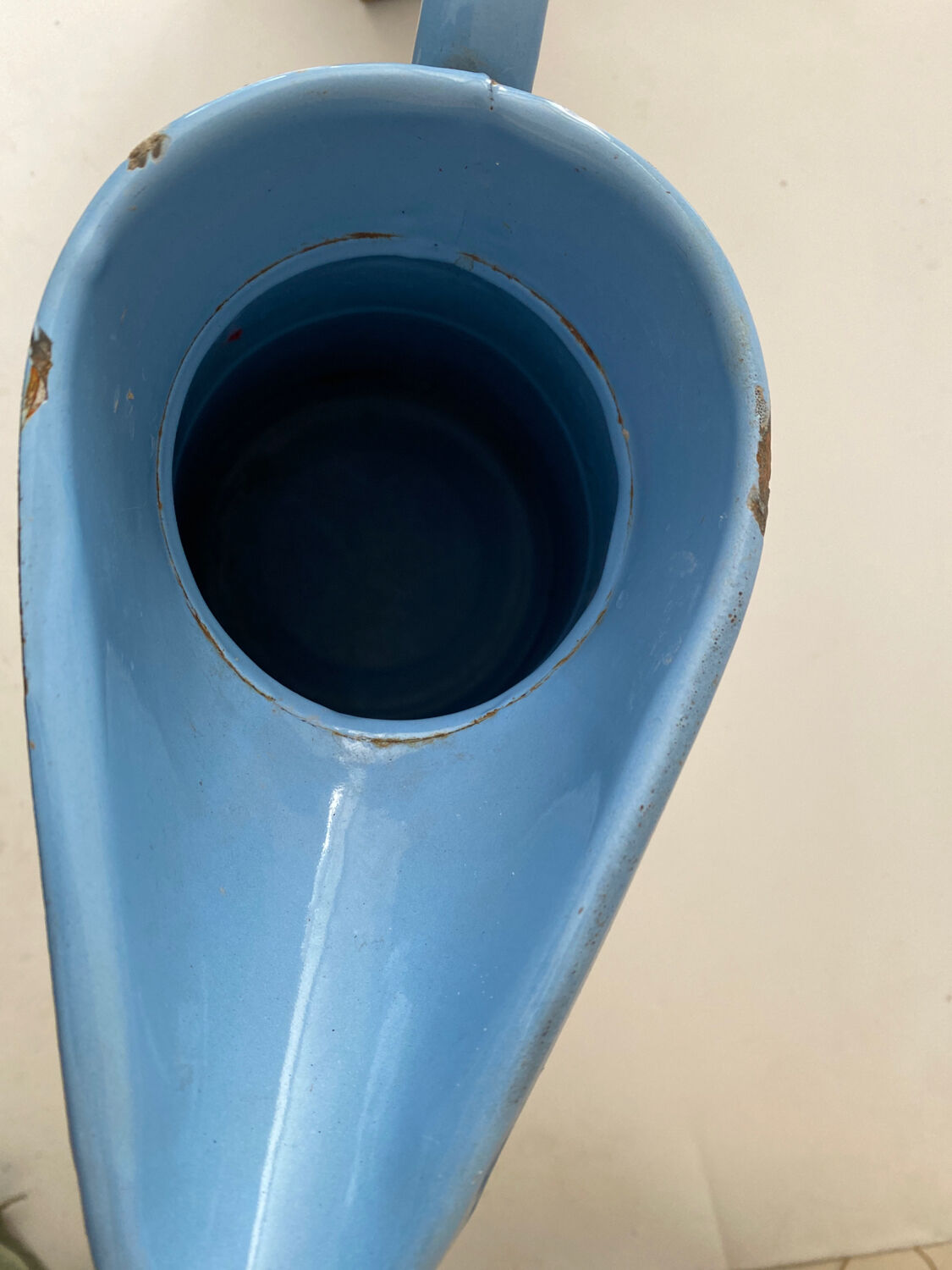Blue watering can