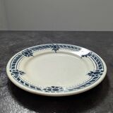 Lot 10 assiettes plates anciennes Badonviller modèle Jeanne