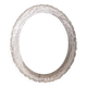 Oval Bathroom Wall Mirror with Lighting and Plexiglass Edge - Hillebrand