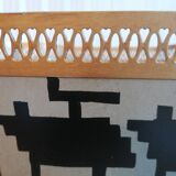 indoor planter made of painted sheet metal