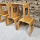 Lot 5 tabourets Lisa Noringer pour Ikea 2000"