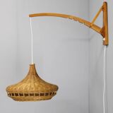 1960s Wall Wooden Lamp by Pokrok Zilina, Czechoslovakia