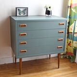 Scandinavian teak chest of drawers