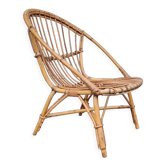 Fauteuil en rotin 1960