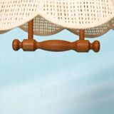 Swedish suspended lamp in bohemian strap.