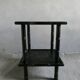 Bamboo bedside or end table, 70s-80s