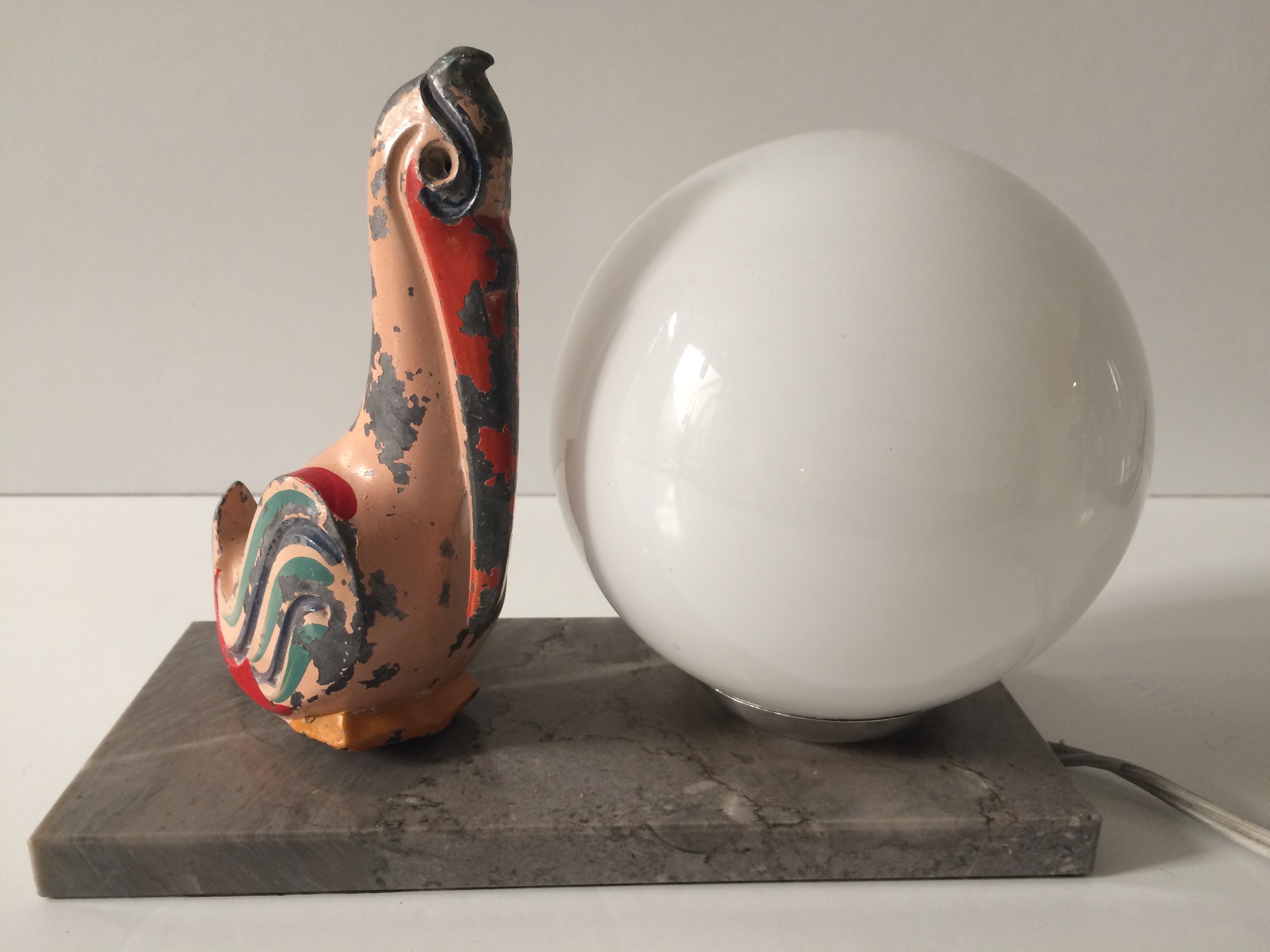 Old bedside lamp 50s pelican
