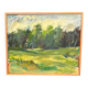 Original Swedish Oil on Canvas “Forest” by Leif Nilsson – Signed – Vintage