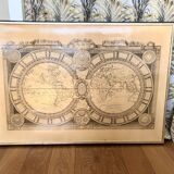 Planisphere on leather