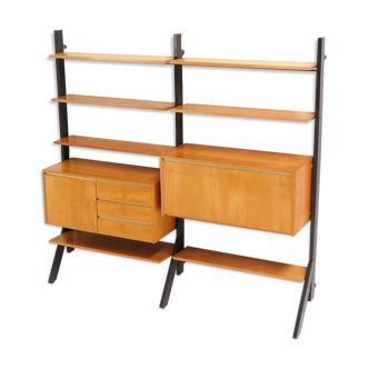 Dutch 1950s wall unit by Kho Liang Ie for Fristo