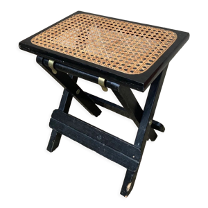 tabouret pliant noir