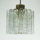 Doria mid century pendant light chandelier with 16 glass tubes 1960s