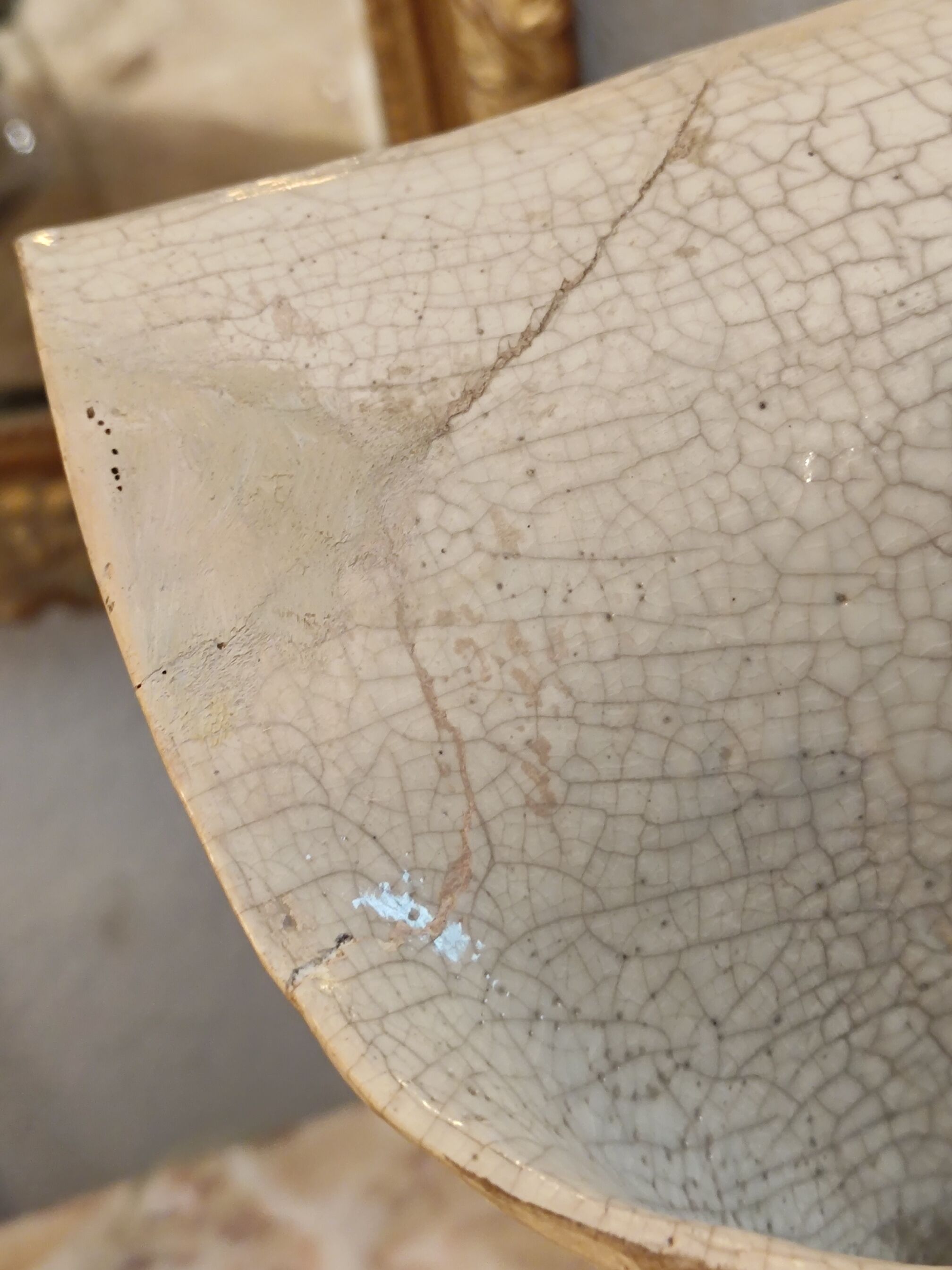 Old Large women's ceramic bust