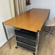 USM Haller desk in natural oak veneer