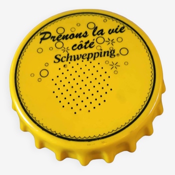 Radio vintage Schweppes forme de capsule