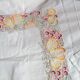 Embroidered tablecloth and open fruit decoration - 12 assorted towels