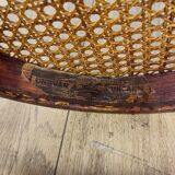 Paire de chaises bistrot cannées Mundus Ungvar Ungarn 1900