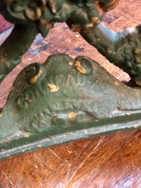 Cast iron coat rack 19th Alfred Corneau Frères Charleville