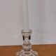 Crystal candle holder from val-saint-lambert