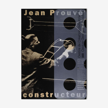 Affiche « Jean Prouvé constructeur »