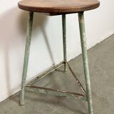 Green Industrial Workshop Stool, 1960s