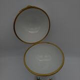 Box on foot, Limoges porcelain, Raynaud